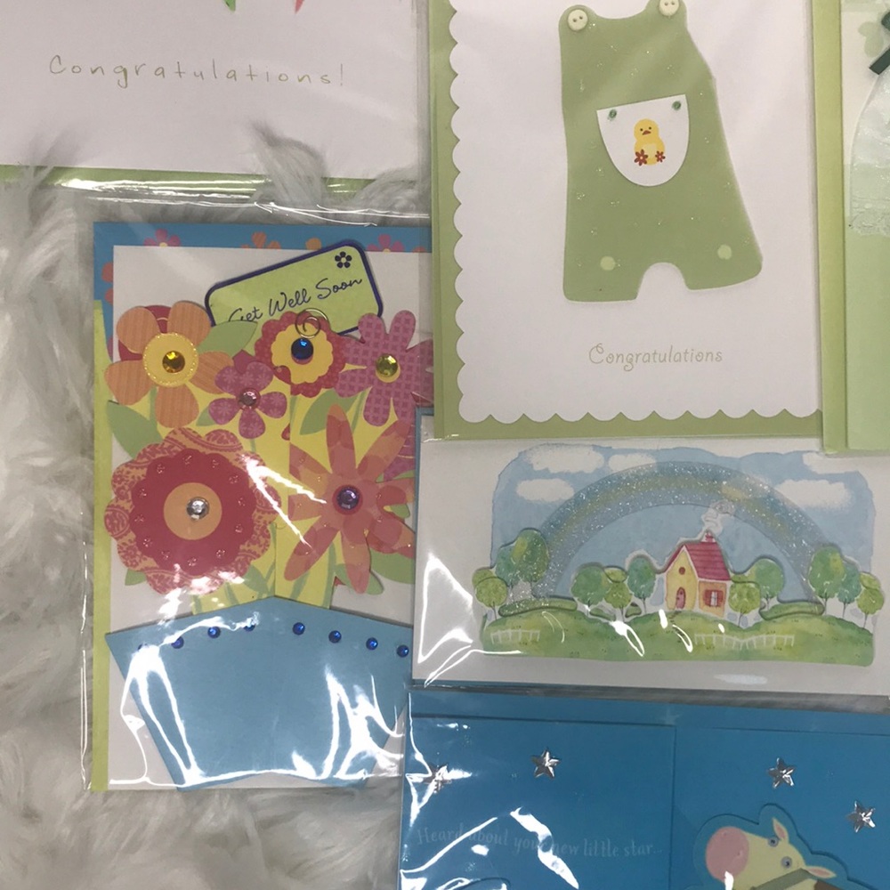 Greeting Card Bundle Set of 6 Cards Get Well Blank Brand New Handmade Gift - Picture 3 of 5